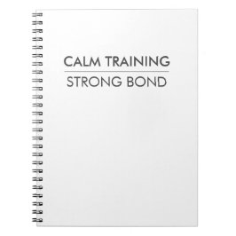 Cuaderno CALM TRAINING STRONG BOND – Minimal Dog Training