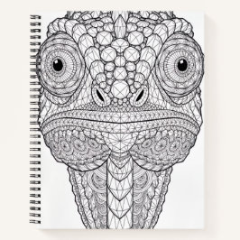 Cuaderno Camaleón de cristal arte geométrico | Animal de cr