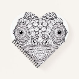 Cuaderno Camaleón de cristal arte geométrico | Animal de cr