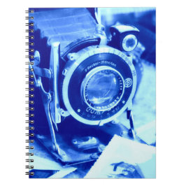 Cuaderno Cámara azul