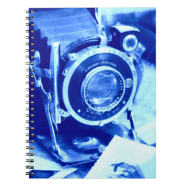 Cuaderno Cámara azul (Frente)