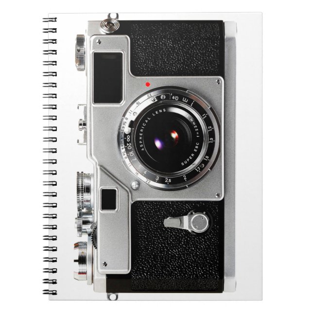 Cuaderno Cámara de cine de la vieja escuela (Frente)