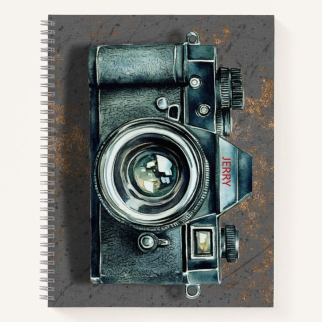 Cuaderno Cámara Retro de los 90  (Anverso)