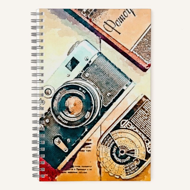 Cuaderno Cámara Vintage (Anverso)