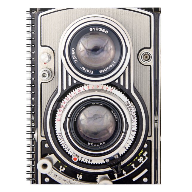 Cuaderno Cámara vintage (Frente)