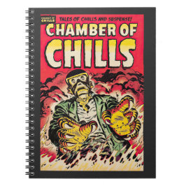 Cuaderno Cámaras De Chills Vintage Comic Thrills