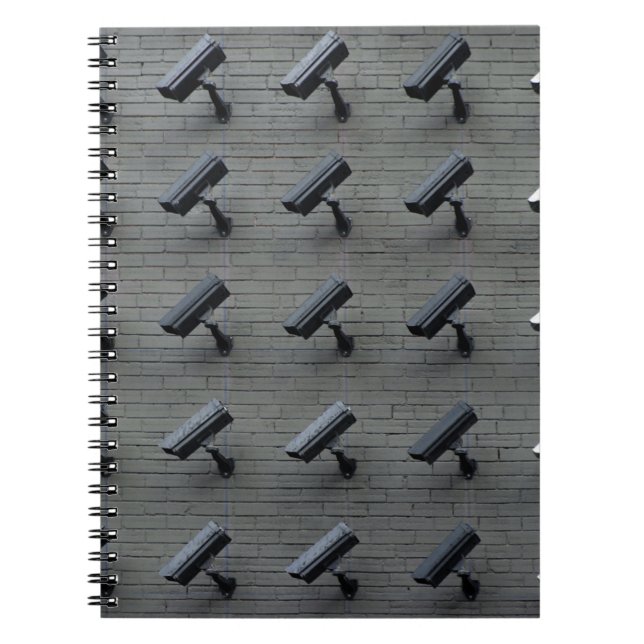 Cuaderno Cámaras de seguridad de diversos colores (Frente)