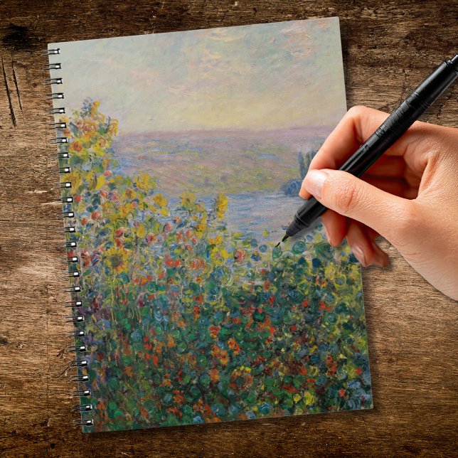 Cuaderno Camas de flores en Vétheuil Monet (Subido por el creador)
