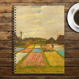 Cuaderno Camas de flores Vincent van Gogh en Holanda