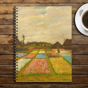Cuaderno Camas de flores Vincent van Gogh en Holanda