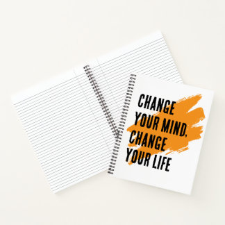 Cuaderno Cambia Tu Mente, Cambia Tu Vida