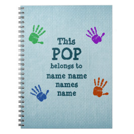 Cuaderno Cambiar CUALQUIER texto - Este POP pertenece a . .