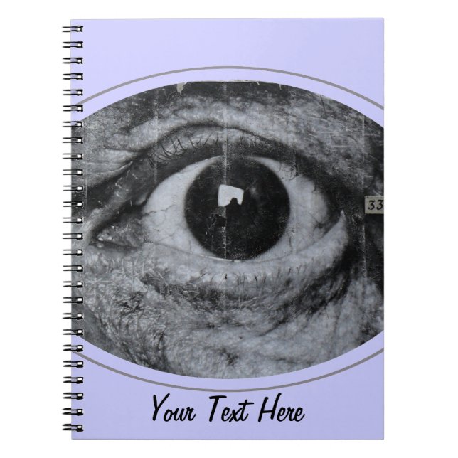 Cuaderno Cambiar el ojo del graffiti de color (Frente)