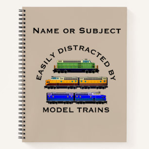 Cuaderno Cambiar el texto de trenes de modelo fácilmente d