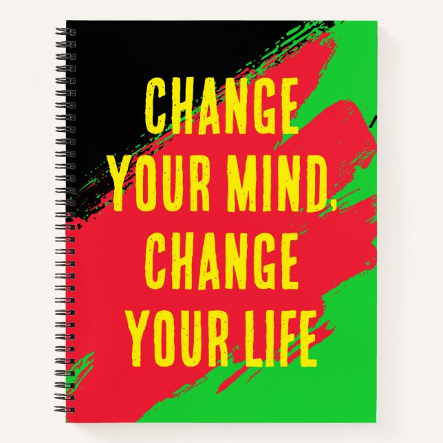 Cuaderno Cambiar tu mente, cambiar tu vida (AZUL) (Anverso)