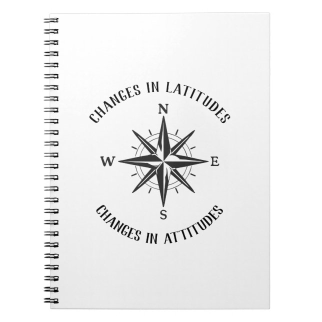 Cuaderno Cambios en las Latitudes, cambios en la brújula de (Frente)