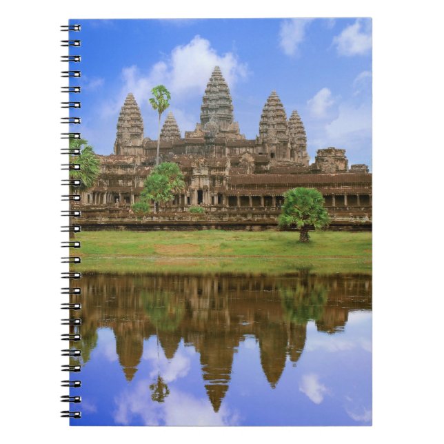 Cuaderno Camboya, Kampuchea, templo Angkor Wat. (Frente)