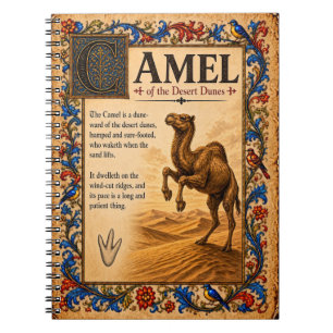 Cuaderno Camello, Arte de Bestiario Medieval
