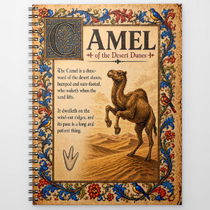 Cuaderno Camello, Arte de Bestiario Medieval