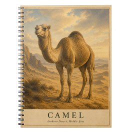 Cuaderno Camello Desierto Arábigo VINTAGE