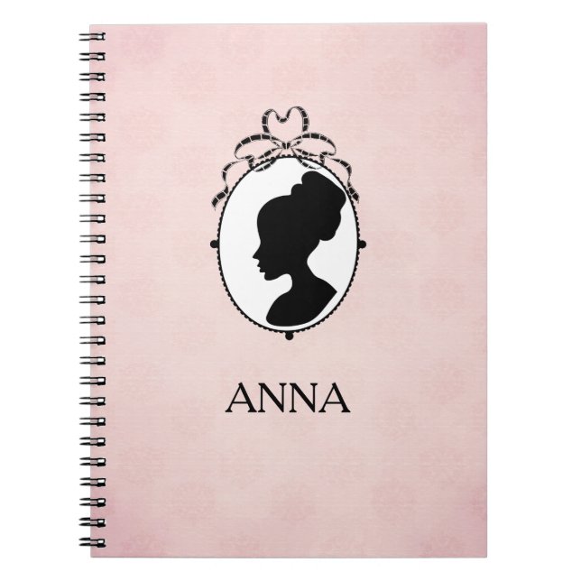 Cuaderno Cameo de estilo victoriano de los años 60 (Frente)