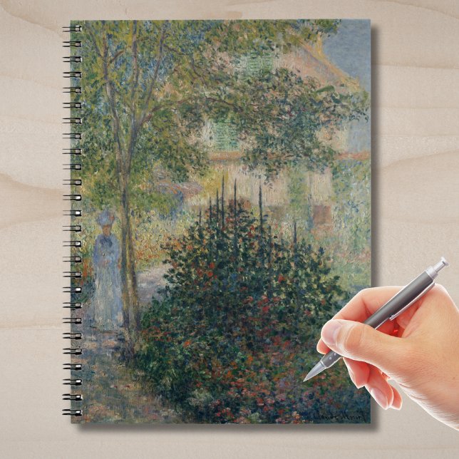 Cuaderno Camille Monet en Garden Argenteuil (Subido por el creador)