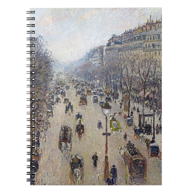 Cuaderno Camille Pissarro - Boulevard Montmartre, mañana (Frente)