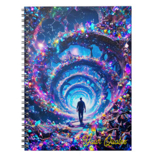 Cuaderno Caminando hacia el túnel de gemas místicas infinit