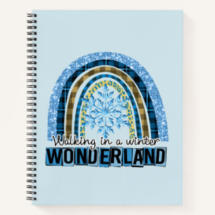 Cuaderno Caminando por una tierra de maravillas de invierno