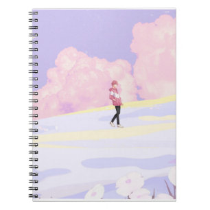 Cuaderno Caminante del paisaje onírico pastel