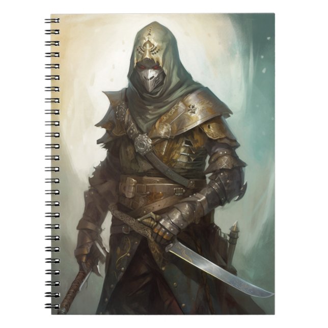 Cuaderno Caminantes Realm - Artes de fantasía de Caw de Rea (Frente)