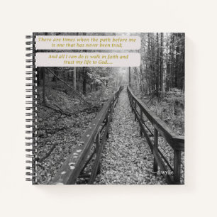 Cuaderno Caminar de fe - Inspirador