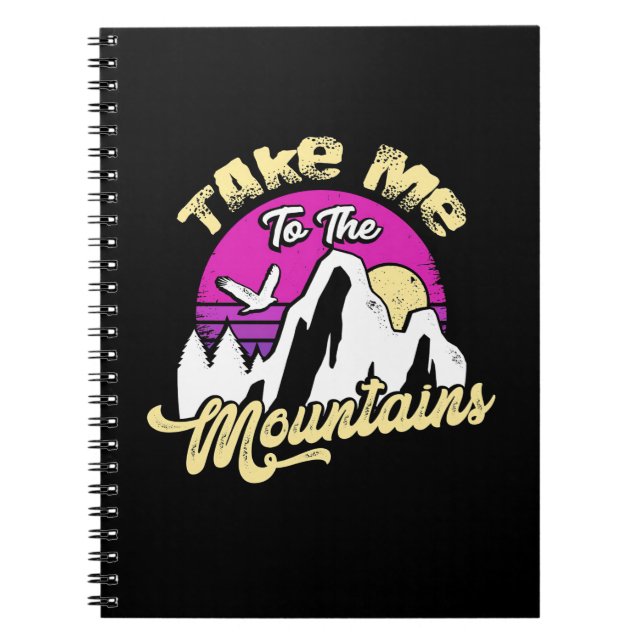 Cuaderno Caminar Me Lleva A La Montaña (Frente)