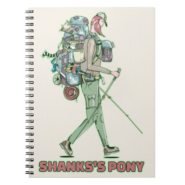 Cuaderno Caminata divertida de Shanks (Frente)