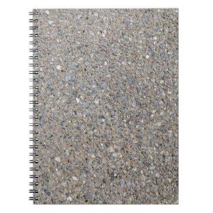 Cuaderno Caminata lateral agregada de cemento de cemento az