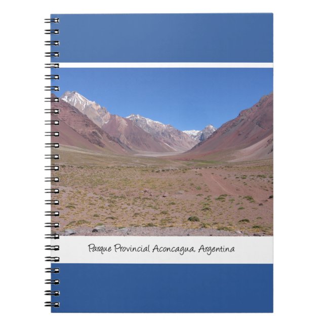 Cuaderno Camino a la Montaña Aconcagua, Argentina (Frente)