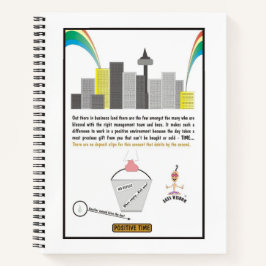 Cuaderno camino cómico a una nota de verdad