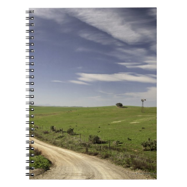 Cuaderno Camino de campo que trenza entre los campos de (Frente)