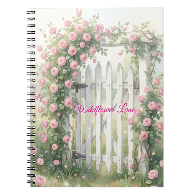 Cuaderno Camino de flores silvestres (Frente)