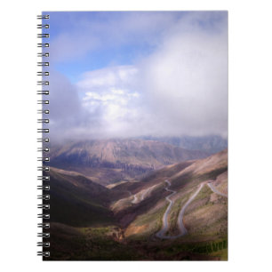 Cuaderno Camino de la serpentina de la montaña de Salta co