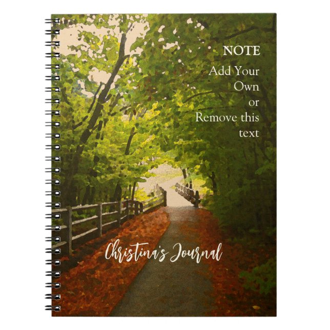 Cuaderno CAMINO FORESTAL otoño de 2007 - Portátil de fotos  (Frente)