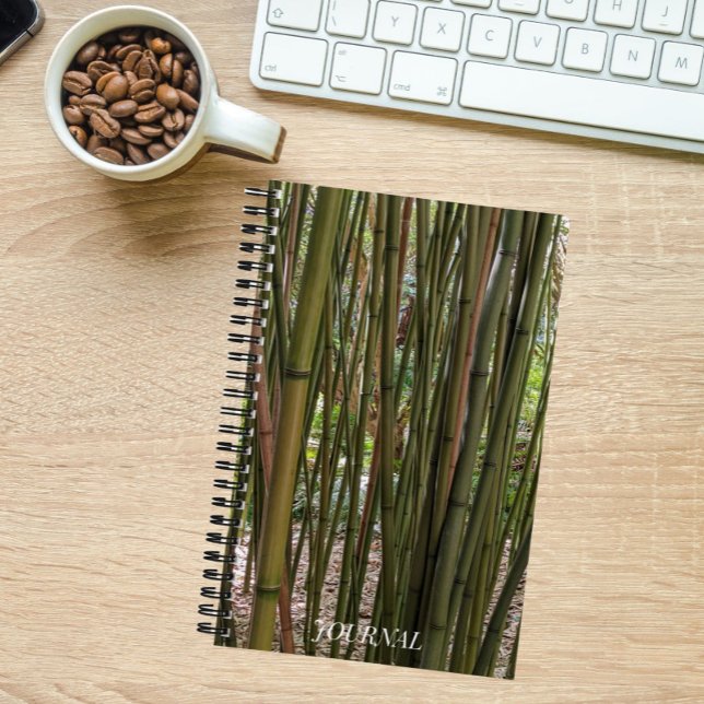 Cuaderno Caminos de bambú verde botánico (In Situ)