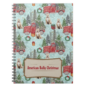 Cuaderno Camión camionero del perro matón estadounidense Re