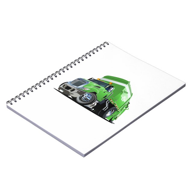 Cuaderno Camión de basura personalizado (Lado Izquierdo)