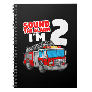 Cuaderno Camión de bomberos de 2 años de edad