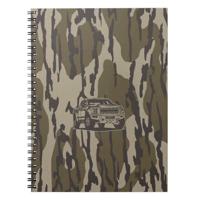 Cuaderno Camión de Camo de Bottomland fuera de Camo (Frente)