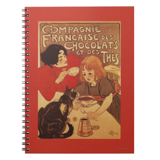 Cuaderno Camión de chocolate y té madre e hija (Frente)