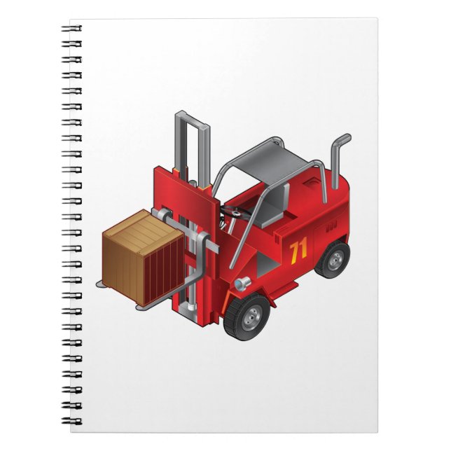 Cuaderno Camión de elevación de horquilla (Frente)