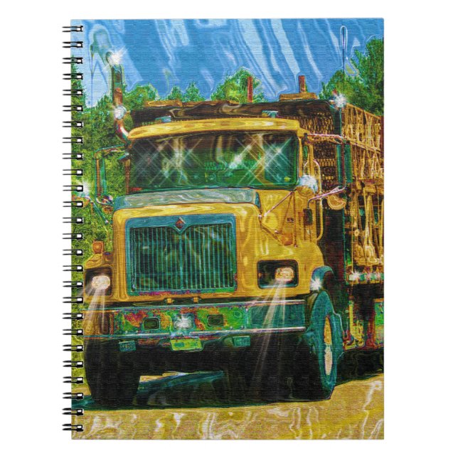 Cuaderno Camión de transporte de remolque de remolque grand (Frente)