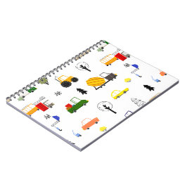 Cuaderno Camión de Volquete de Construcción